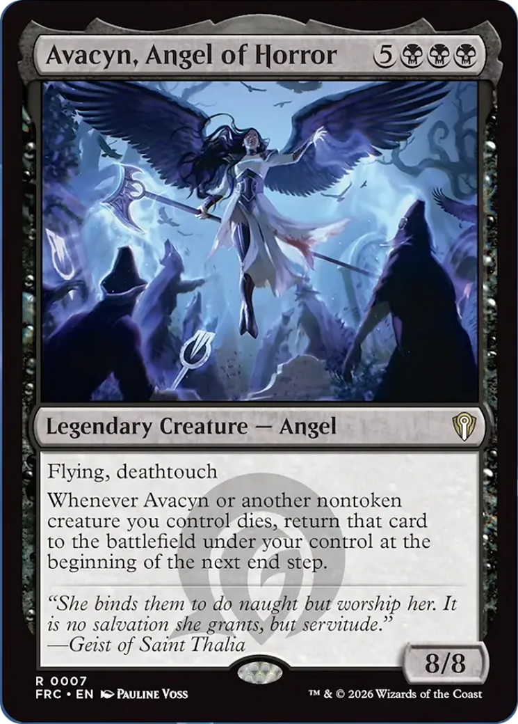 Avacyn, Angel of Horror [Reality Fracture Commander] | Multizone: Comics And Games