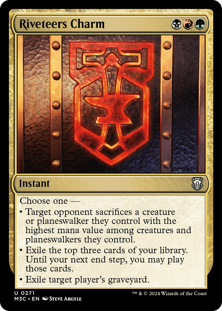 Riveteers Charm [Modern Horizons 3 Commander] MTG Single Magic: The Gathering  | Multizone: Comics And Games
