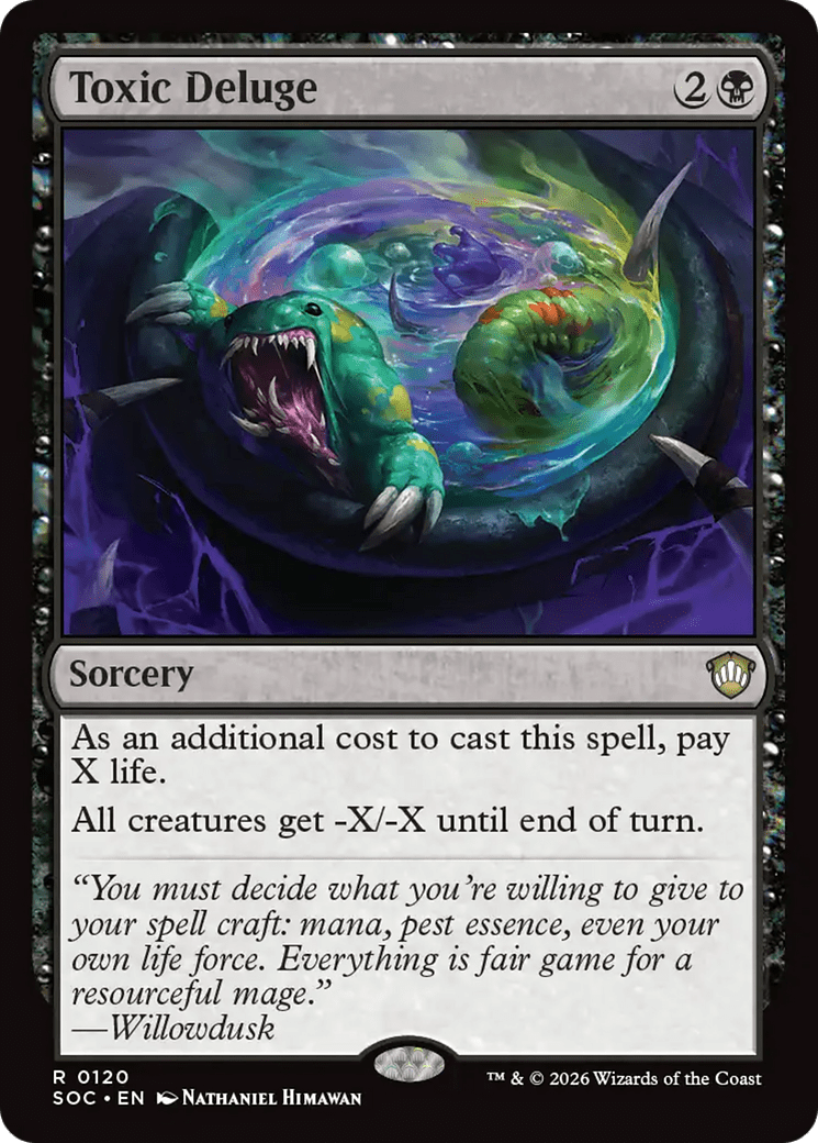 Toxic Deluge [Secrets of Strixhaven Commander] MTG Single Magic: The Gathering  | Multizone: Comics And Games