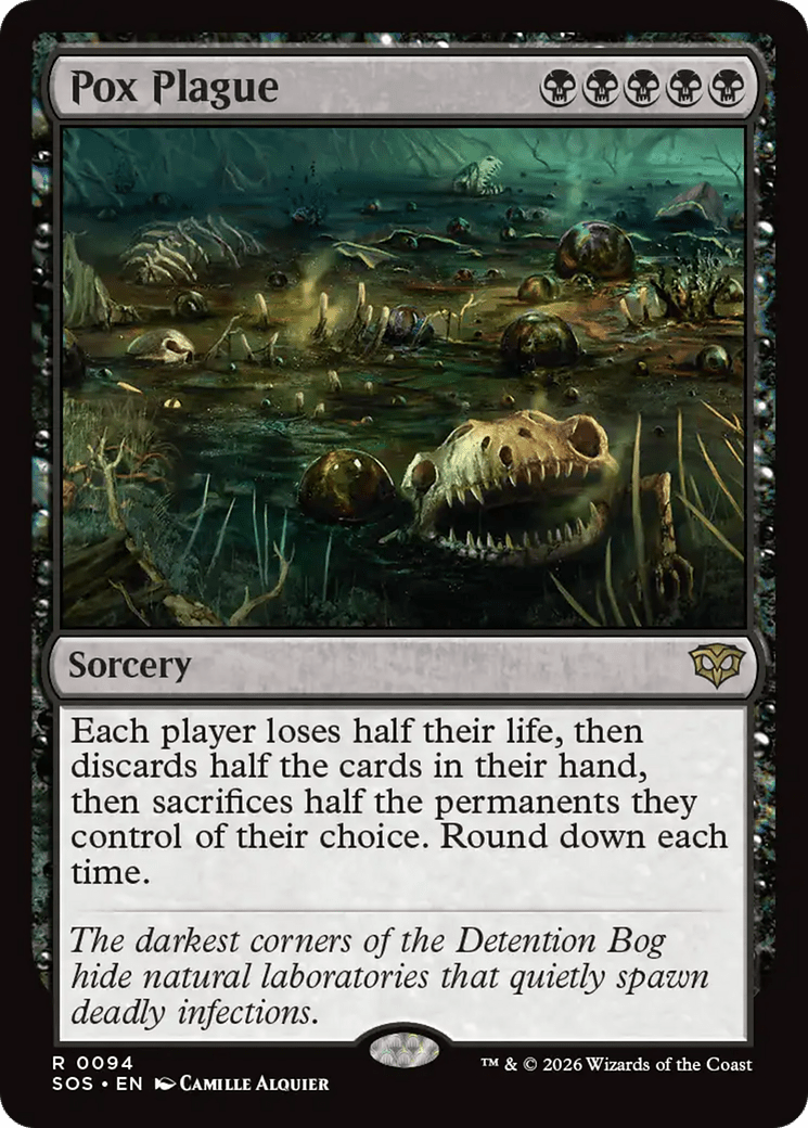 Pox Plague [Secrets of Strixhaven] MTG Single Magic: The Gathering  | Multizone: Comics And Games