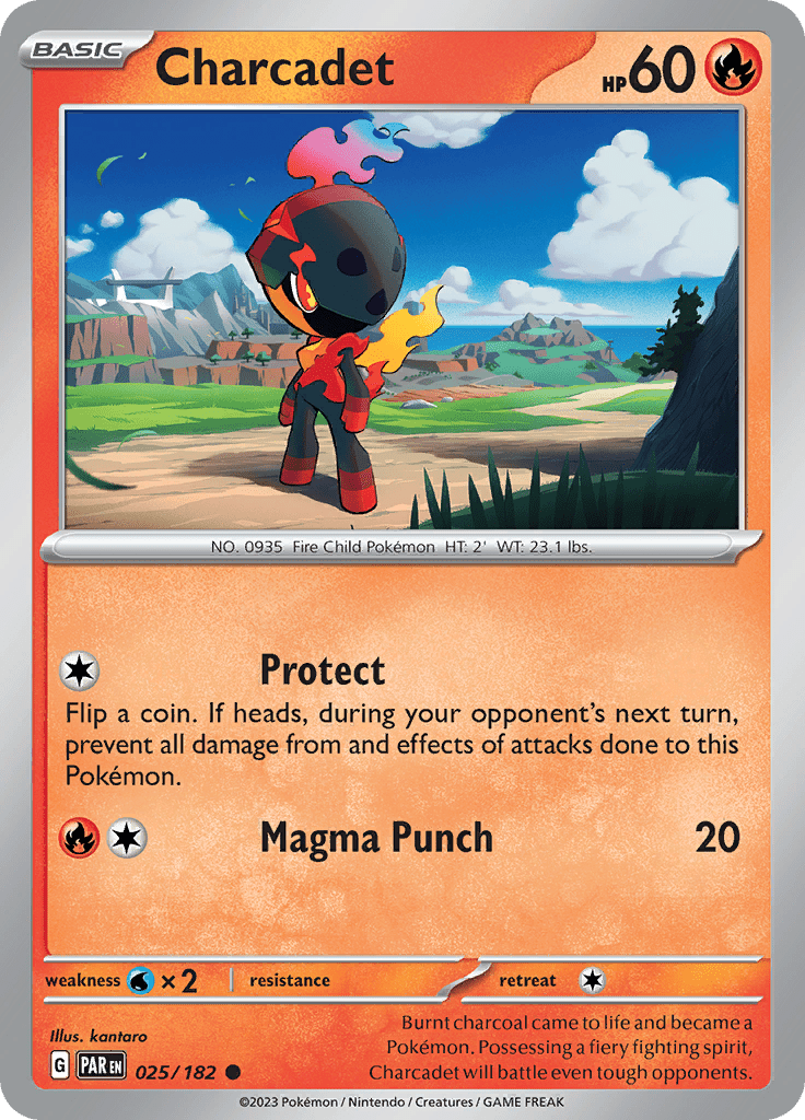 Charcadet (025/182) [Scarlet & Violet: Paradox Rift] Pokemon Single Pokémon  | Multizone: Comics And Games