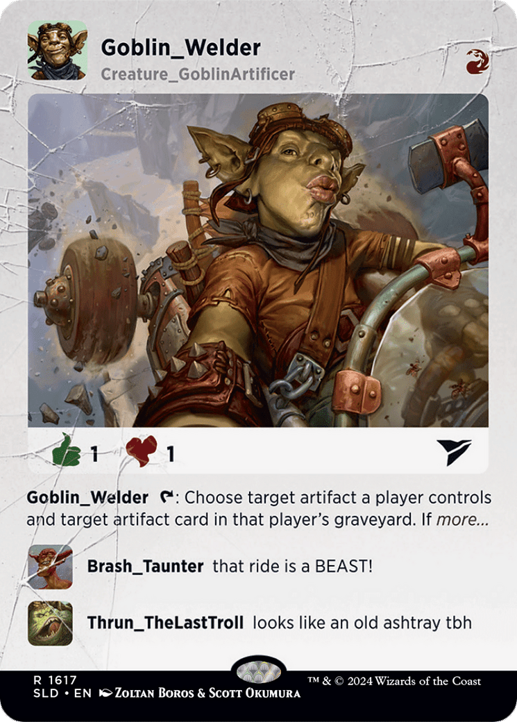 Goblin Welder [Secret Lair Drop Series] MTG Single Magic: The Gathering  | Multizone: Comics And Games