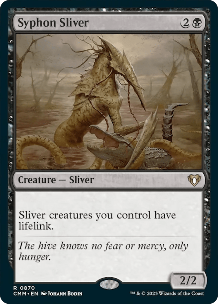 Syphon Sliver [Commander Masters] MTG Single Magic: The Gathering  | Multizone: Comics And Games