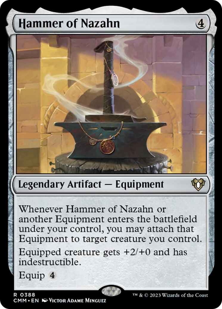 Hammer of Nazahn [Commander Masters] MTG Single Magic: The Gathering  | Multizone: Comics And Games