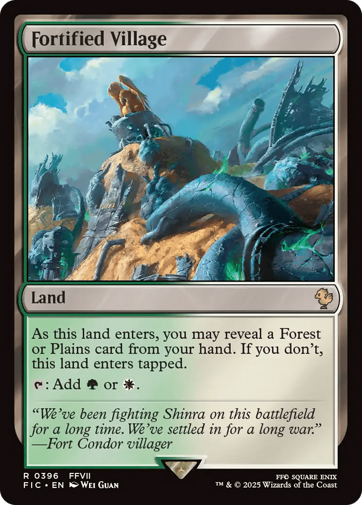 Fortified Village [FINAL FANTASY Commander] MTG Single Magic: The Gathering  | Multizone: Comics And Games