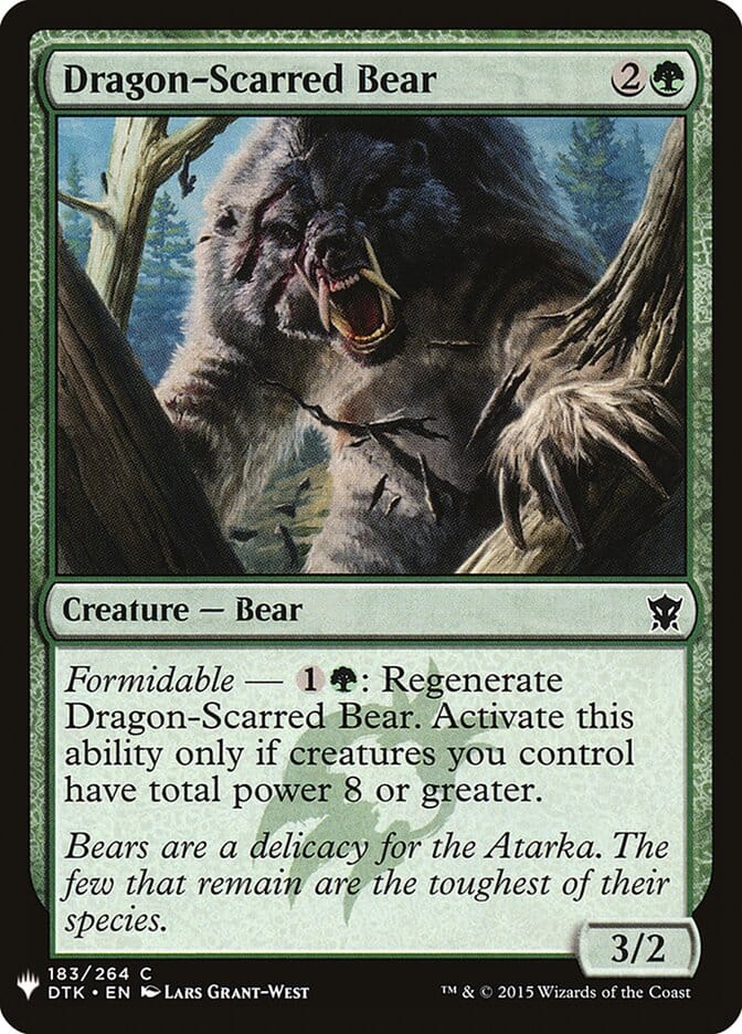 Dragon-Scarred Bear [Mystery Booster] MTG Single Magic: The Gathering  | Multizone: Comics And Games