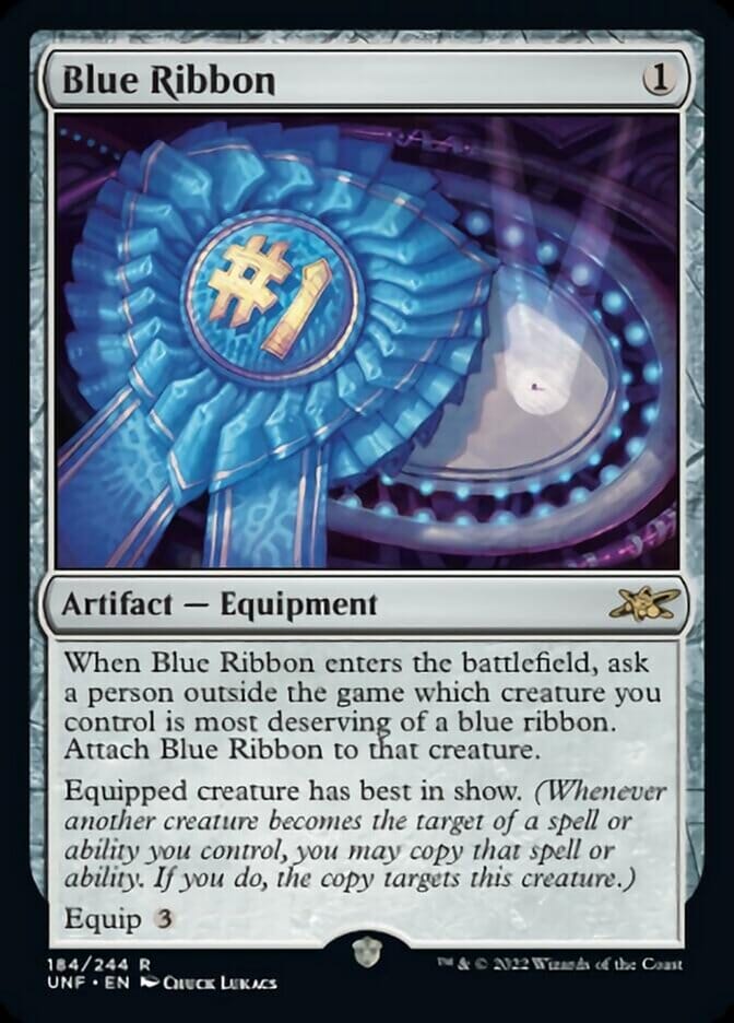 Blue Ribbon [Unfinity] MTG Single Magic: The Gathering  | Multizone: Comics And Games