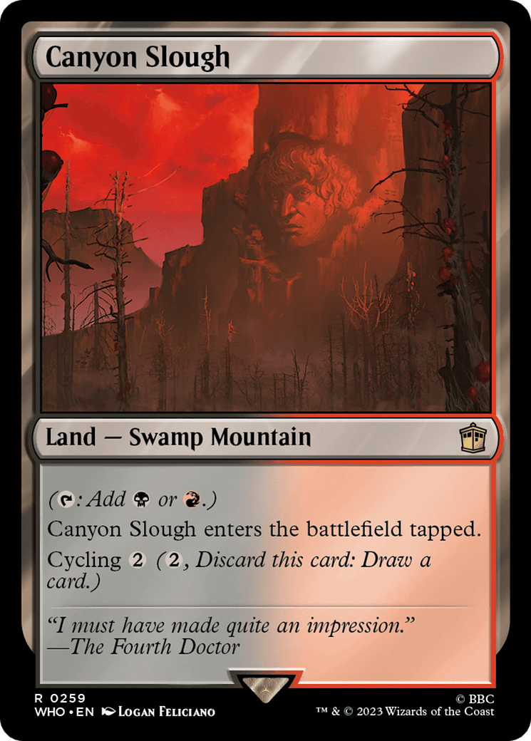 Canyon Slough [Doctor Who] MTG Single Magic: The Gathering  | Multizone: Comics And Games