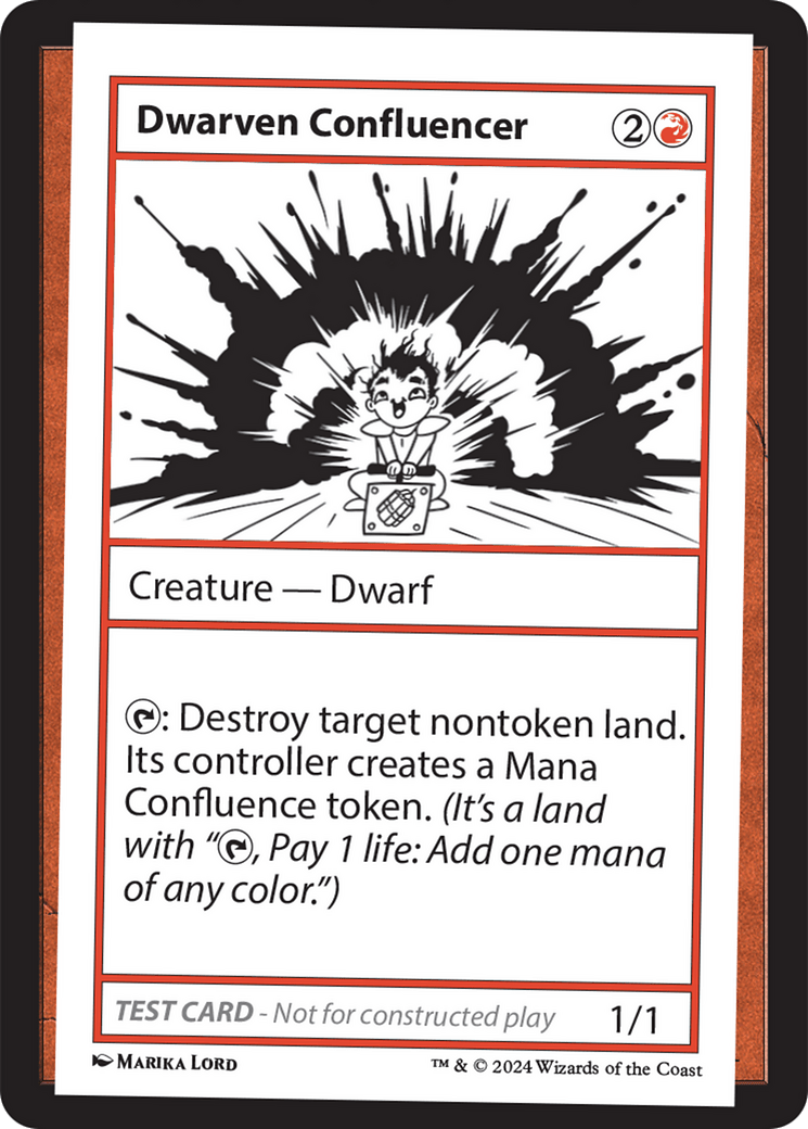 Dwarven Confluencer [Mystery Booster 2 Playtest Cards] MTG Single Magic: The Gathering  | Multizone: Comics And Games