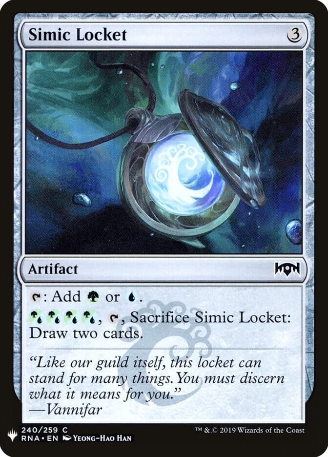 Simic Locket [Mystery Booster] MTG Single Magic: The Gathering  | Multizone: Comics And Games