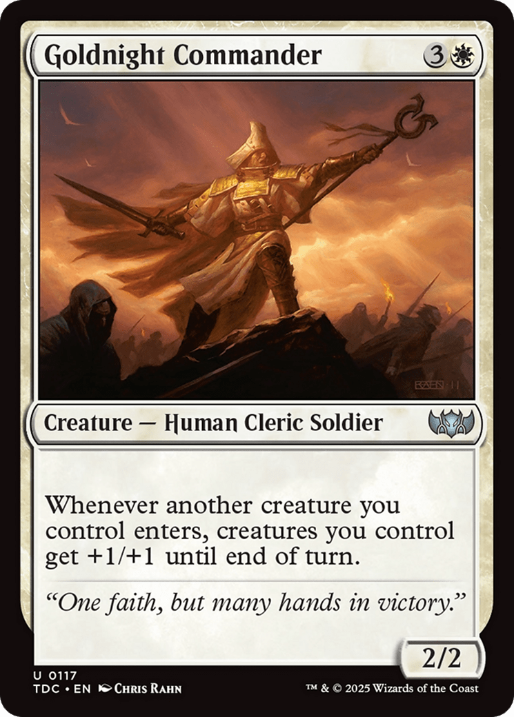Goldnight Commander [Tarkir: Dragonstorm Commander] MTG Single Magic: The Gathering  | Multizone: Comics And Games