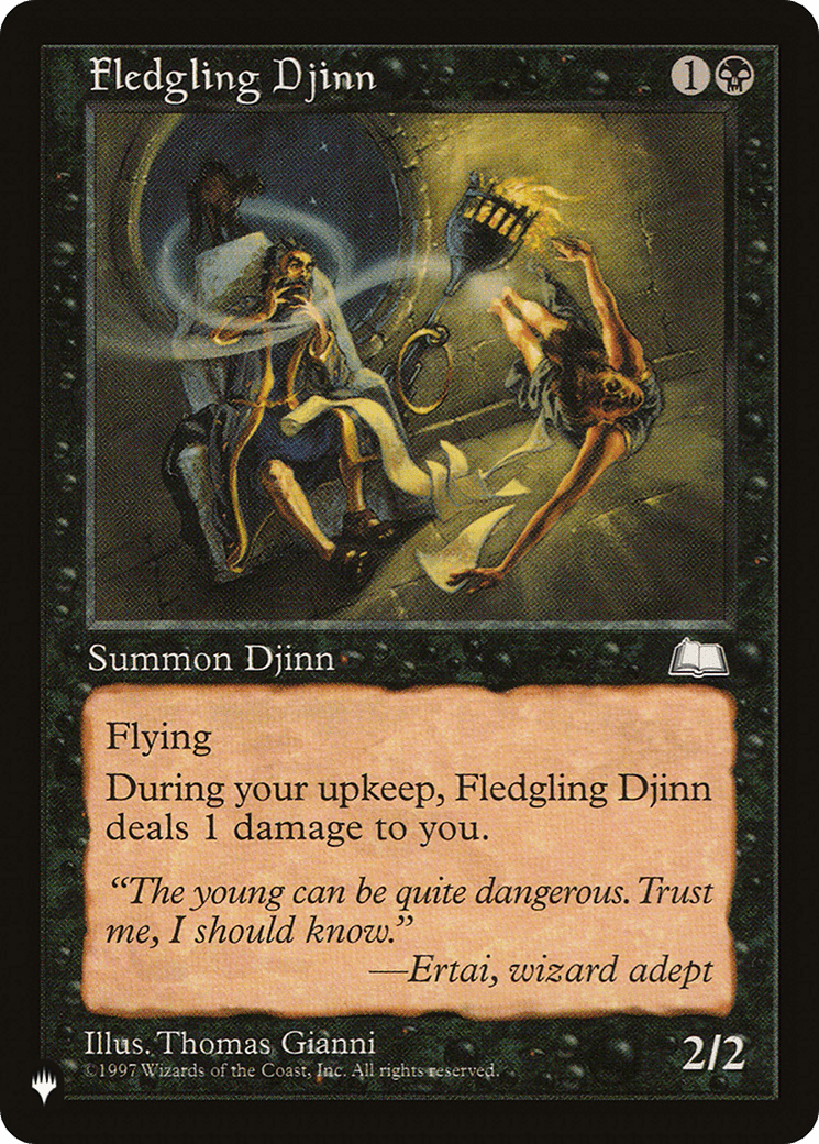 Fledgling Djinn [The List] MTG Single Magic: The Gathering  | Multizone: Comics And Games