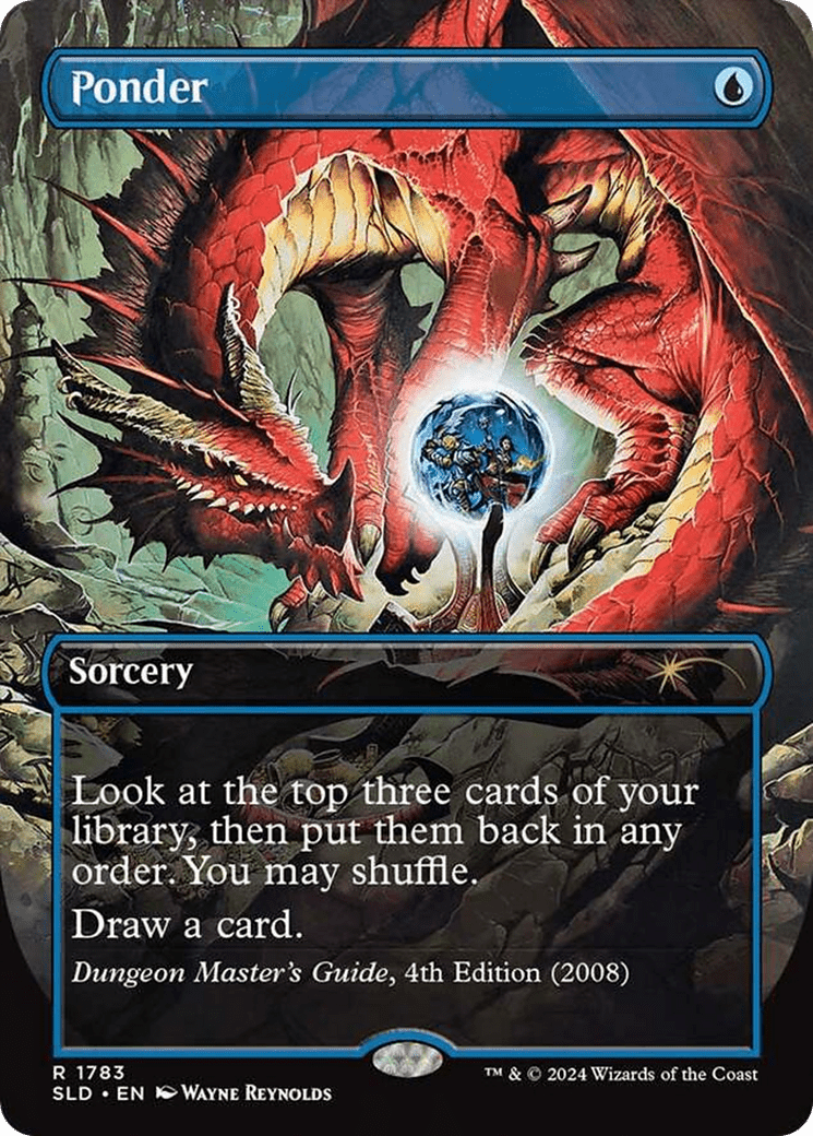 Ponder (1783) [Secret Lair Drop Series] MTG Single Magic: The Gathering  | Multizone: Comics And Games