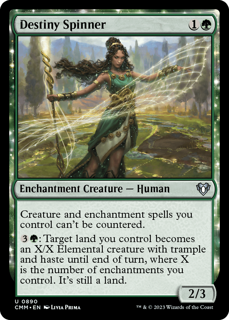 Destiny Spinner [Commander Masters] MTG Single Magic: The Gathering  | Multizone: Comics And Games