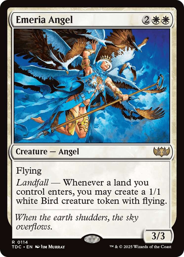Emeria Angel [Tarkir: Dragonstorm Commander] MTG Single Magic: The Gathering  | Multizone: Comics And Games