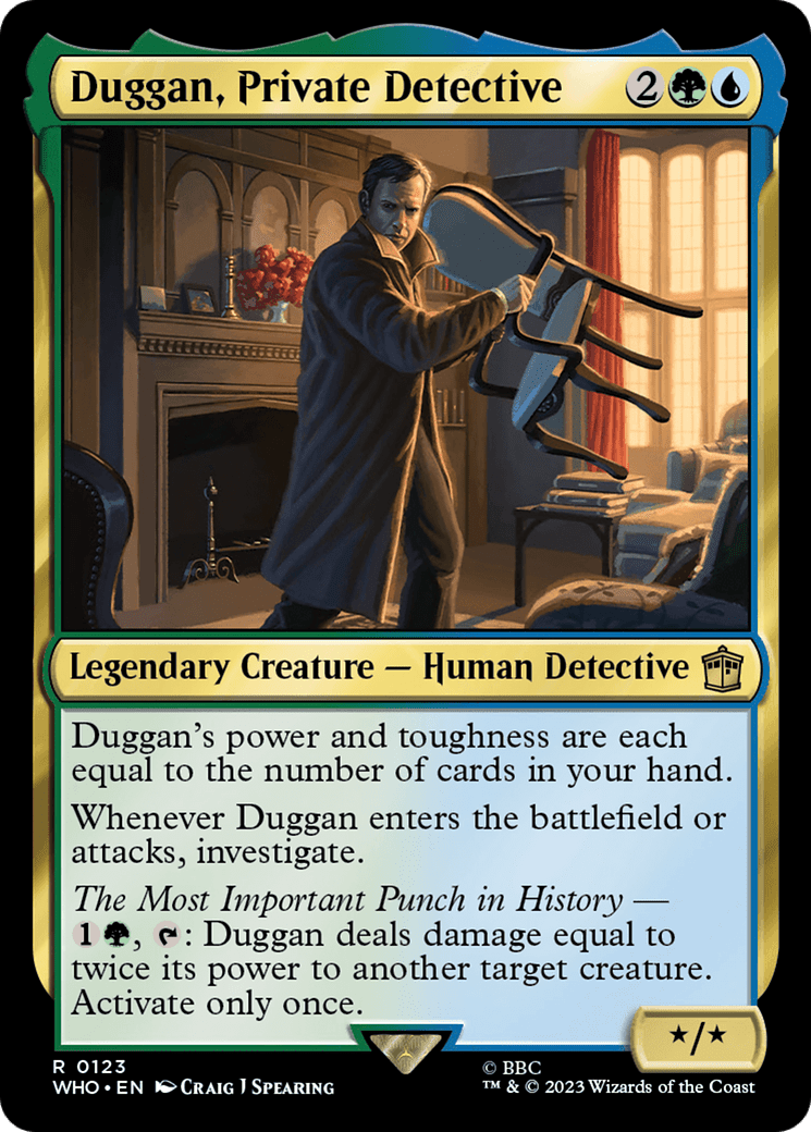 Duggan, Private Detective [Doctor Who] MTG Single Magic: The Gathering  | Multizone: Comics And Games
