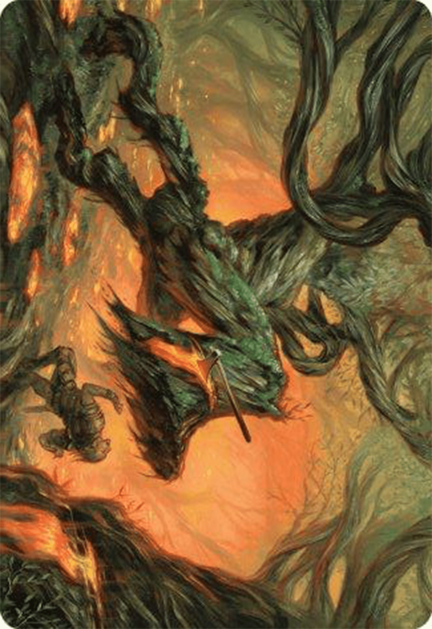 Stump Stomp Art Card [Modern Horizons 3 Art Series] MTG Single Magic: The Gathering  | Multizone: Comics And Games