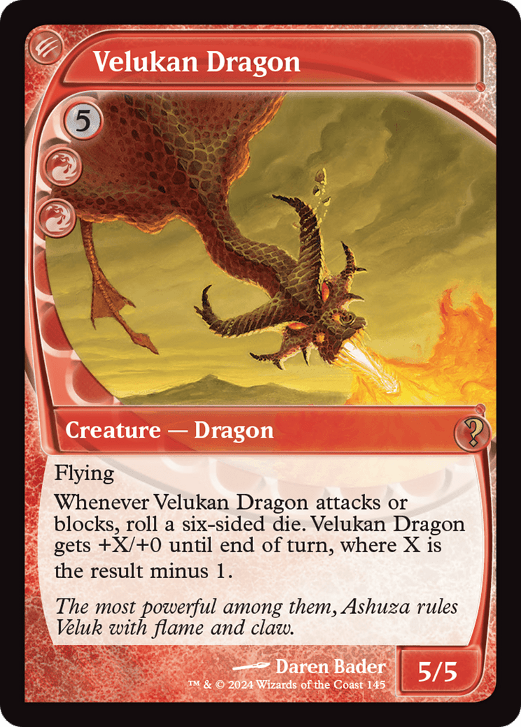 Velukan Dragon (Future Sight) [Mystery Booster 2] MTG Single Magic: The Gathering  | Multizone: Comics And Games