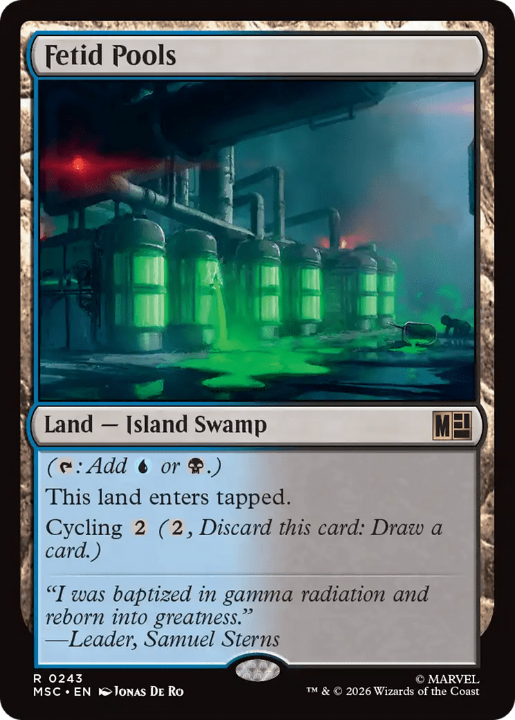Fetid Pools [Marvel Super Heroes Commander] MTG Single Magic: The Gathering  | Multizone: Comics And Games