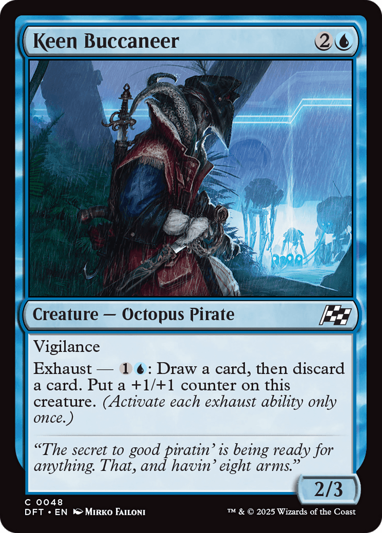 Keen Buccaneer [Aetherdrift] MTG Single Magic: The Gathering  | Multizone: Comics And Games