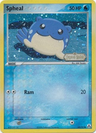 Spheal (65/92) (Stamped) [EX: Legend Maker] Pokemon Single Pokémon  | Multizone: Comics And Games