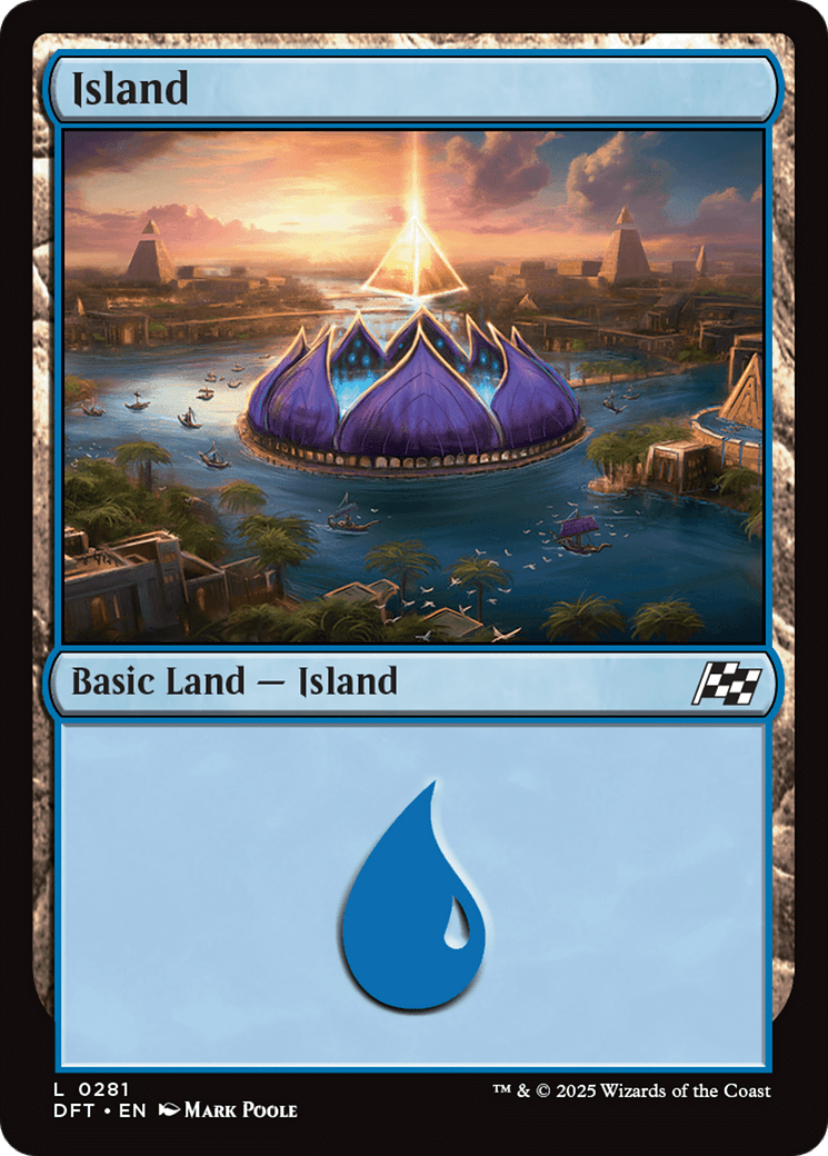 Island (0281) [Aetherdrift] MTG Single Magic: The Gathering  | Multizone: Comics And Games