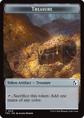 Dragon // Treasure Double-Sided Token [Reality Fracture Tokens] | Multizone: Comics And Games