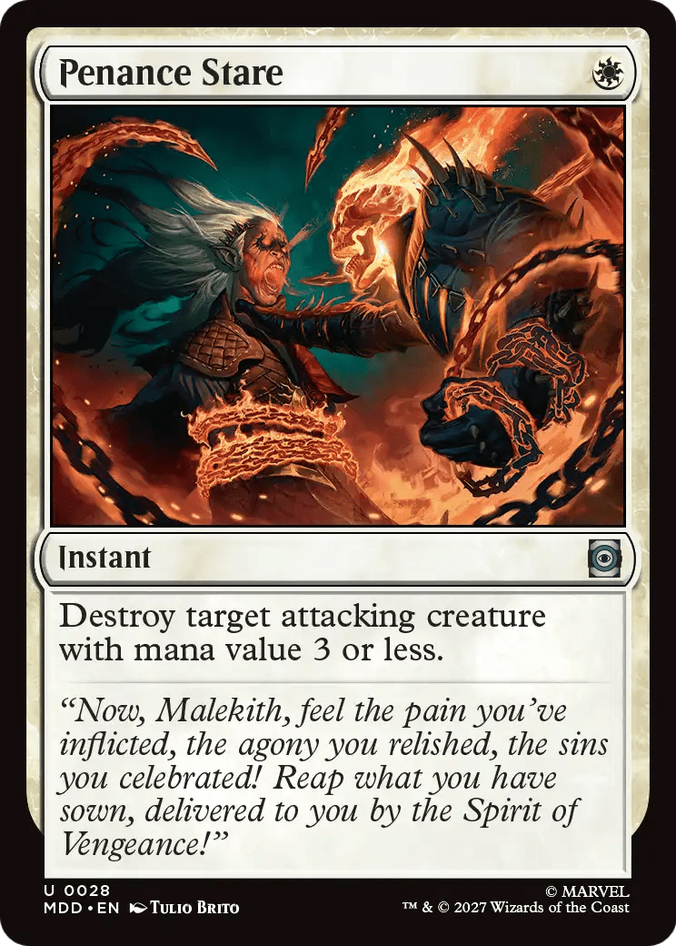 Penance Stare [Marvel: Darkhold Destiny] MTG Single Magic: The Gathering  | Multizone: Comics And Games