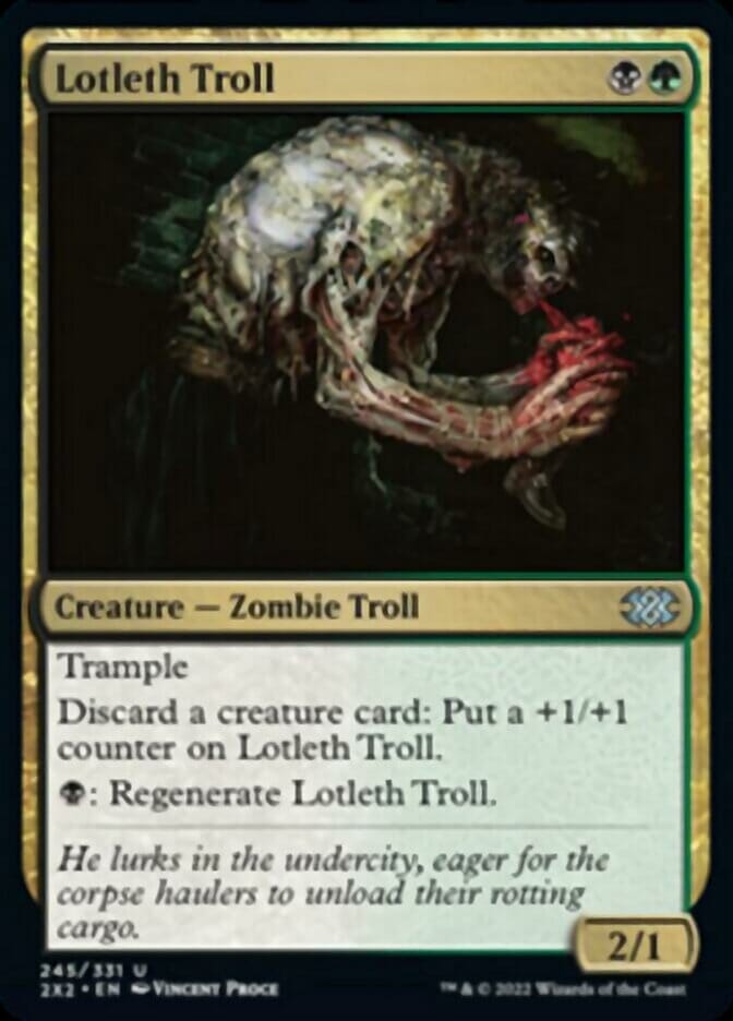 Lotleth Troll [Double Masters 2022] MTG Single Magic: The Gathering  | Multizone: Comics And Games