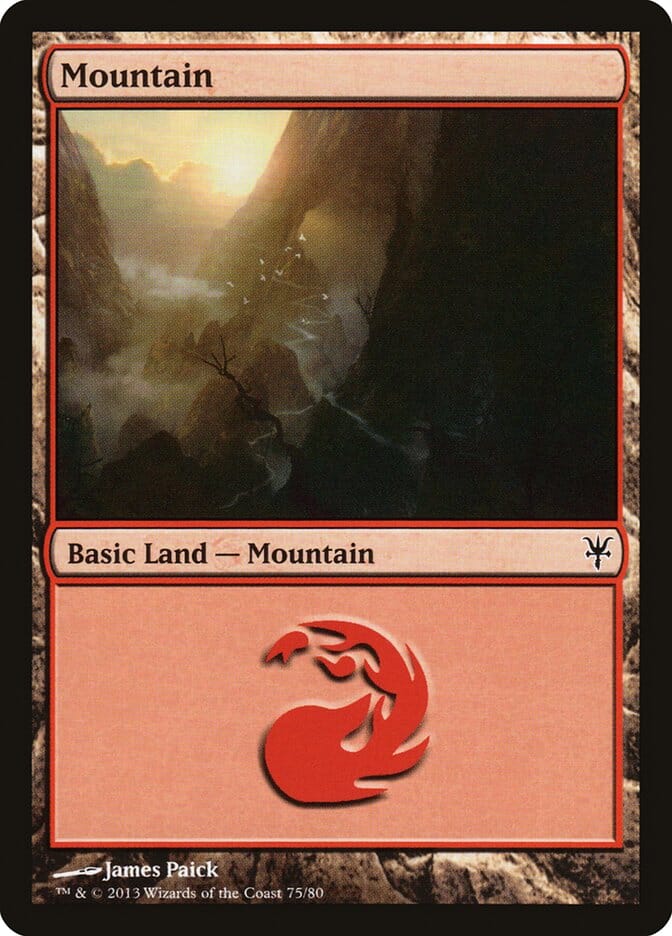 Mountain (75) [Duel Decks: Sorin vs. Tibalt] MTG Single Magic: The Gathering  | Multizone: Comics And Games