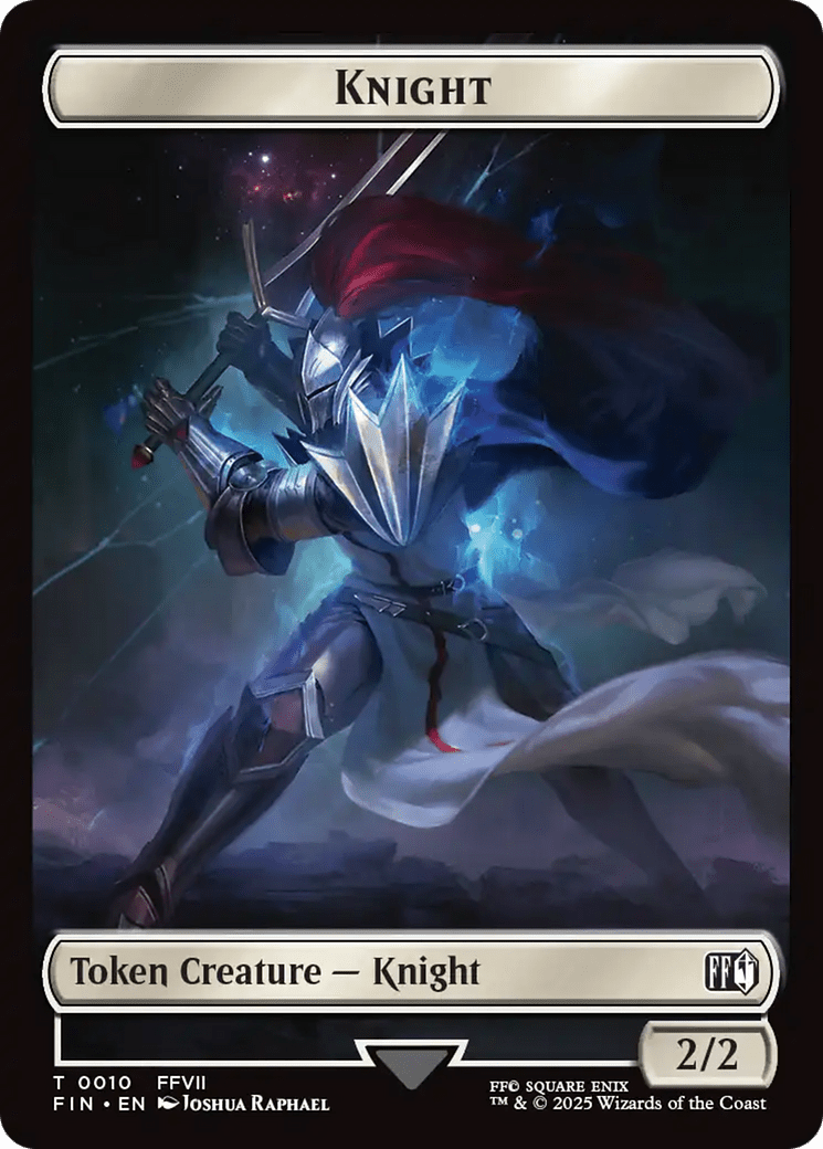 Hero (0003) // Knight Double-Sided Token [FINAL FANTASY Tokens] MTG Single Magic: The Gathering  | Multizone: Comics And Games