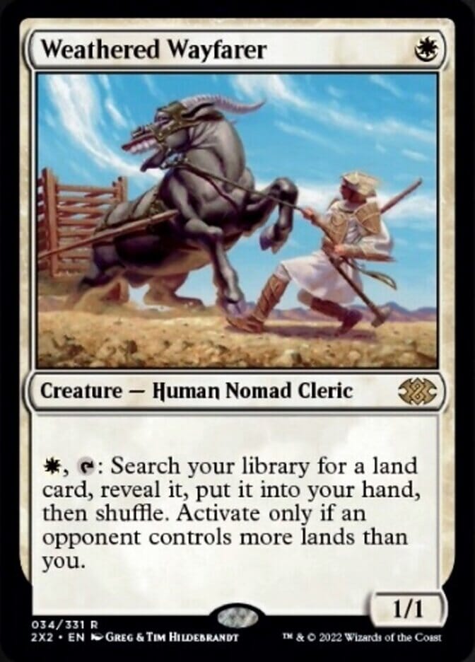Weathered Wayfarer [Double Masters 2022] MTG Single Magic: The Gathering  | Multizone: Comics And Games