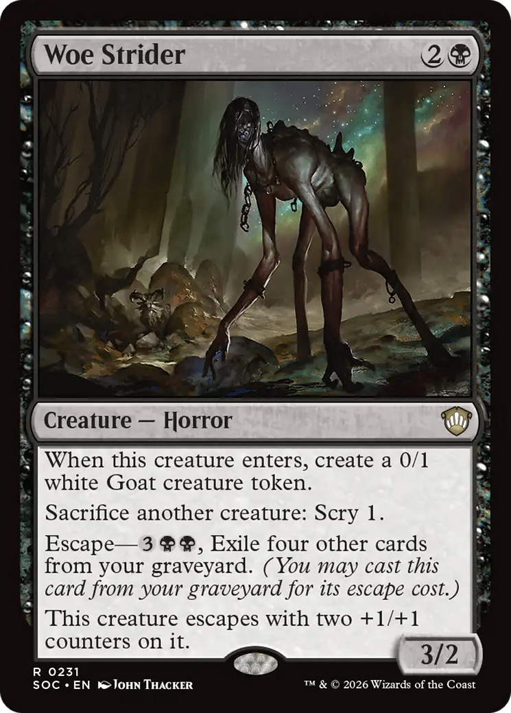 Woe Strider [Secrets of Strixhaven Commander] MTG Single Magic: The Gathering  | Multizone: Comics And Games