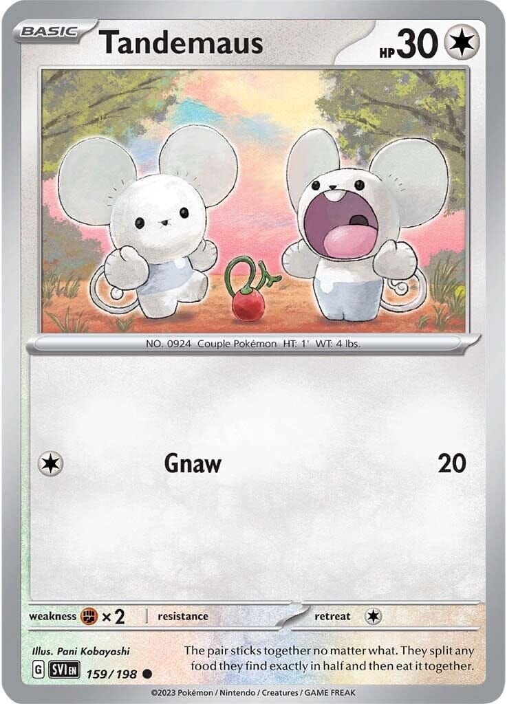 Tandemaus (159/198) [Scarlet & Violet: Base Set] Pokemon Single Pokémon  | Multizone: Comics And Games