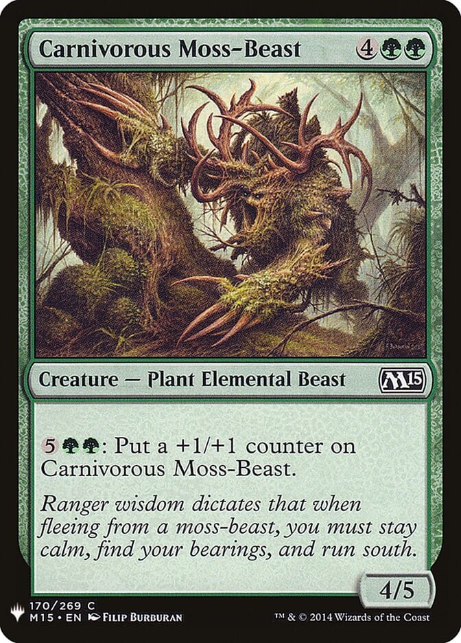 Carnivorous Moss-Beast [Mystery Booster] MTG Single Magic: The Gathering  | Multizone: Comics And Games