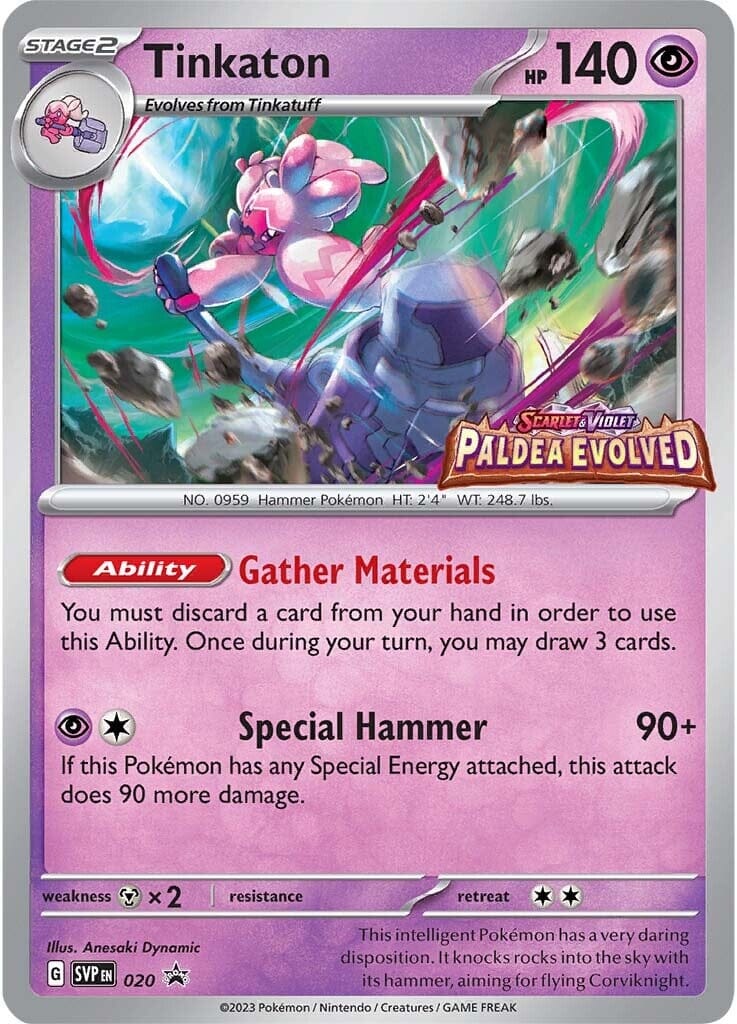 Tinkaton (020) [Scarlet & Violet: Black Star Promos] Pokemon Single Pokémon  | Multizone: Comics And Games