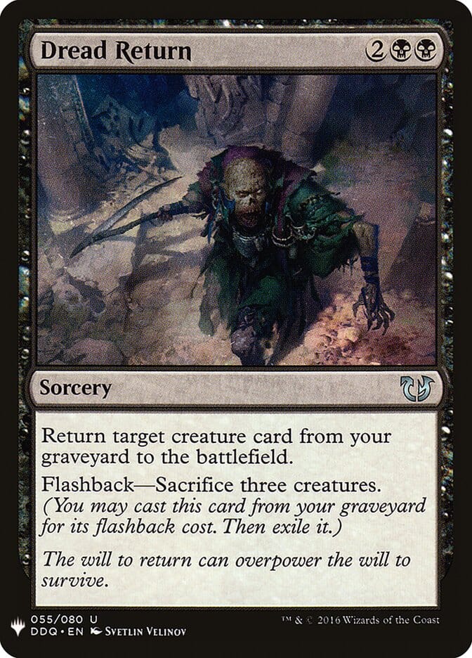 Dread Return [Mystery Booster] MTG Single Magic: The Gathering  | Multizone: Comics And Games