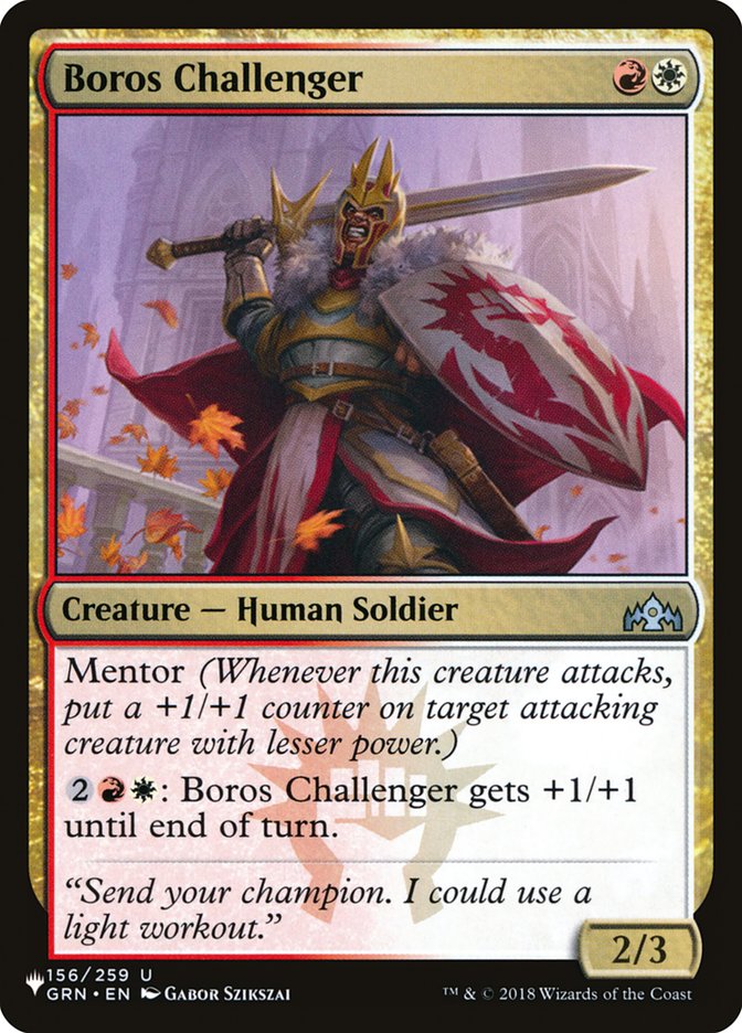 Boros Challenger [The List] MTG Single Magic: The Gathering  | Multizone: Comics And Games