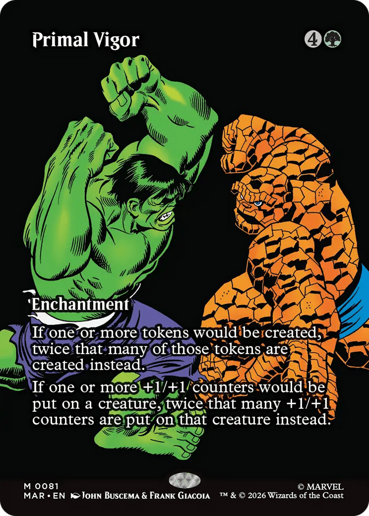 Primal Vigor (Borderless) [Marvel Universe: Eternal-Legal] | Multizone: Comics And Games