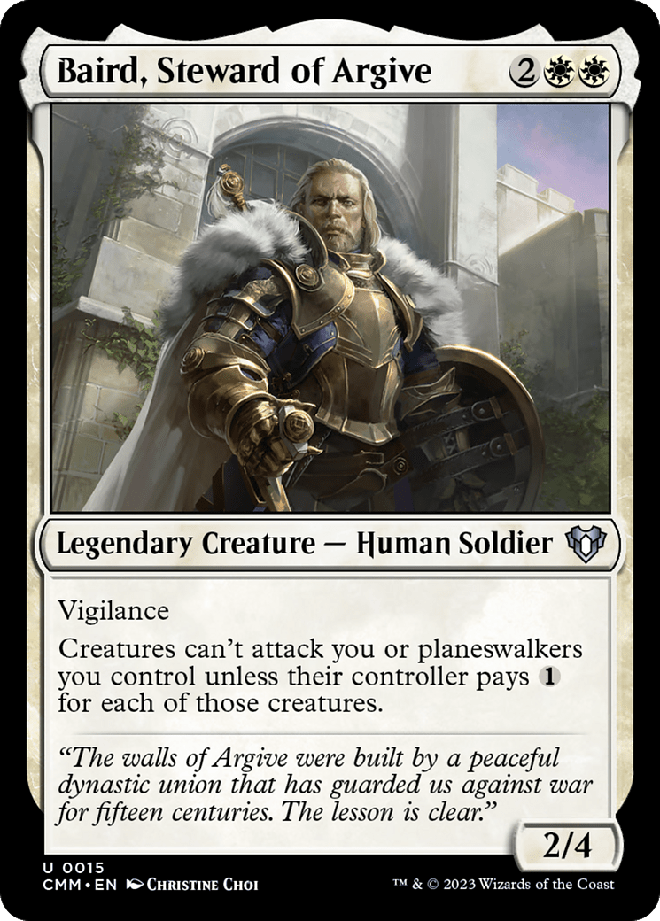 Baird, Steward of Argive [Commander Masters] MTG Single Magic: The Gathering  | Multizone: Comics And Games