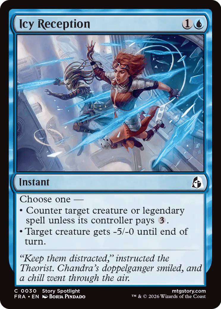 Icy Reception [Reality Fracture] MTG Single Magic: The Gathering  | Multizone: Comics And Games