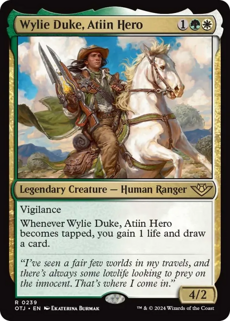 Wylie Duke, Atiin Hero [Outlaws of Thunder Junction] | Multizone: Comics And Games