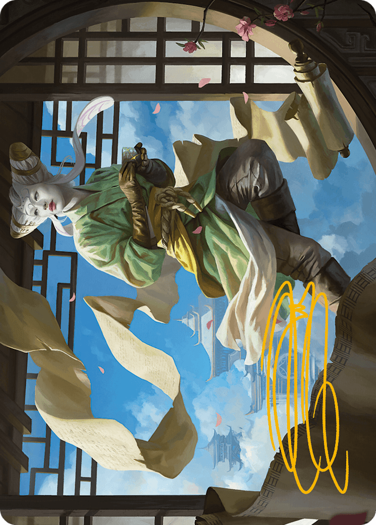 Tamiyo, Inquisitive Student Art Card (Gold-Stamped Signature) [Modern Horizons 3 Art Series] MTG Single Magic: The Gathering  | Multizone: Comics And Games
