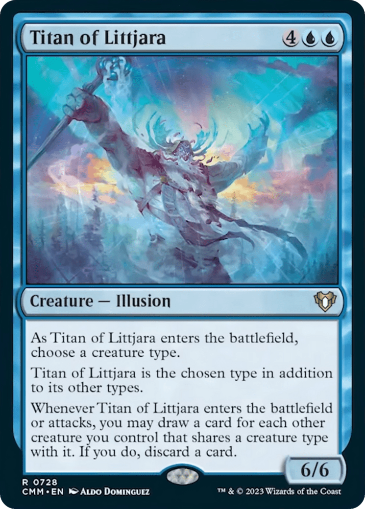 Titan of Littjara [Commander Masters] MTG Single Magic: The Gathering  | Multizone: Comics And Games