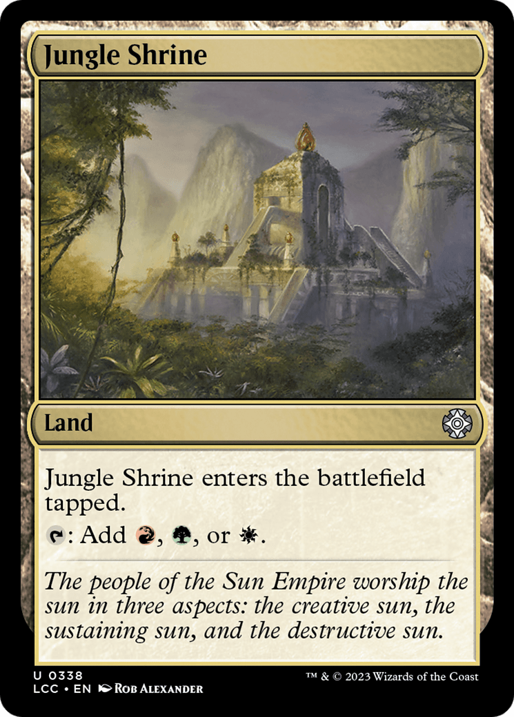 Jungle Shrine [The Lost Caverns of Ixalan Commander] MTG Single Magic: The Gathering  | Multizone: Comics And Games