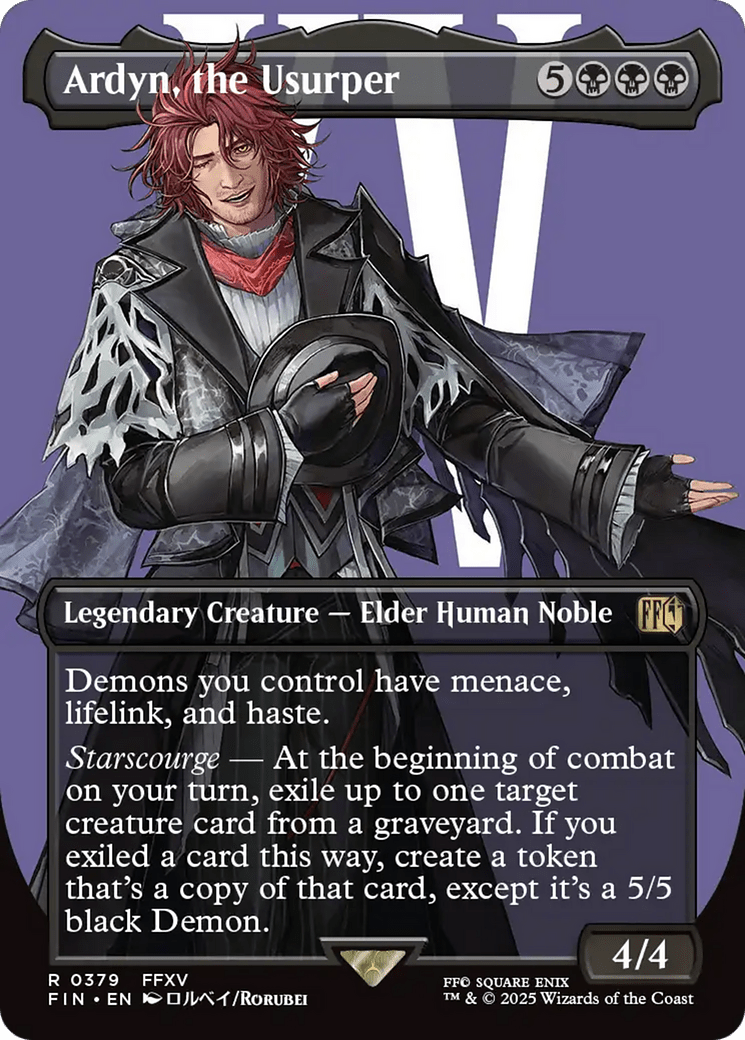 Ardyn, the Usurper (Borderless) (0379) [FINAL FANTASY] MTG Single Magic: The Gathering  | Multizone: Comics And Games