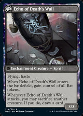 Tribute to Horobi // Echo of Death's Wail [Kamigawa: Neon Dynasty] MTG Single Magic: The Gathering  | Multizone: Comics And Games