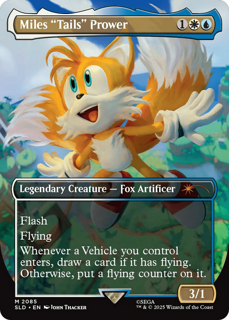 Miles "Tails" Prower [Secret Lair Drop Series] MTG Single Magic: The Gathering  | Multizone: Comics And Games