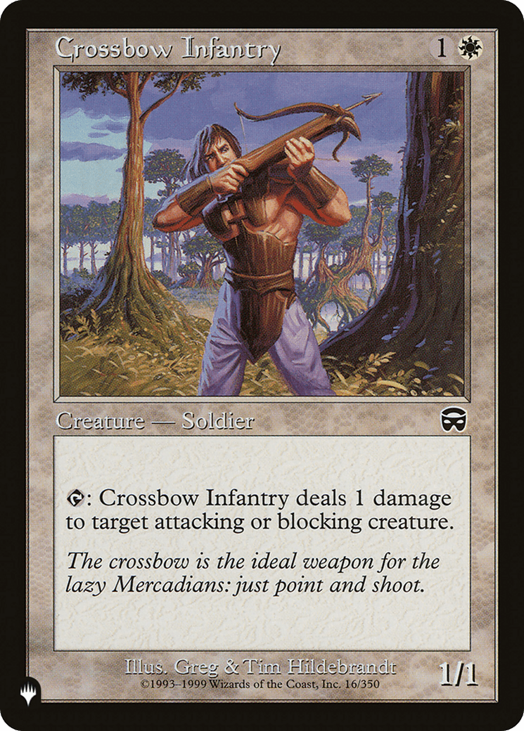 Crossbow Infantry [The List] MTG Single Magic: The Gathering  | Multizone: Comics And Games