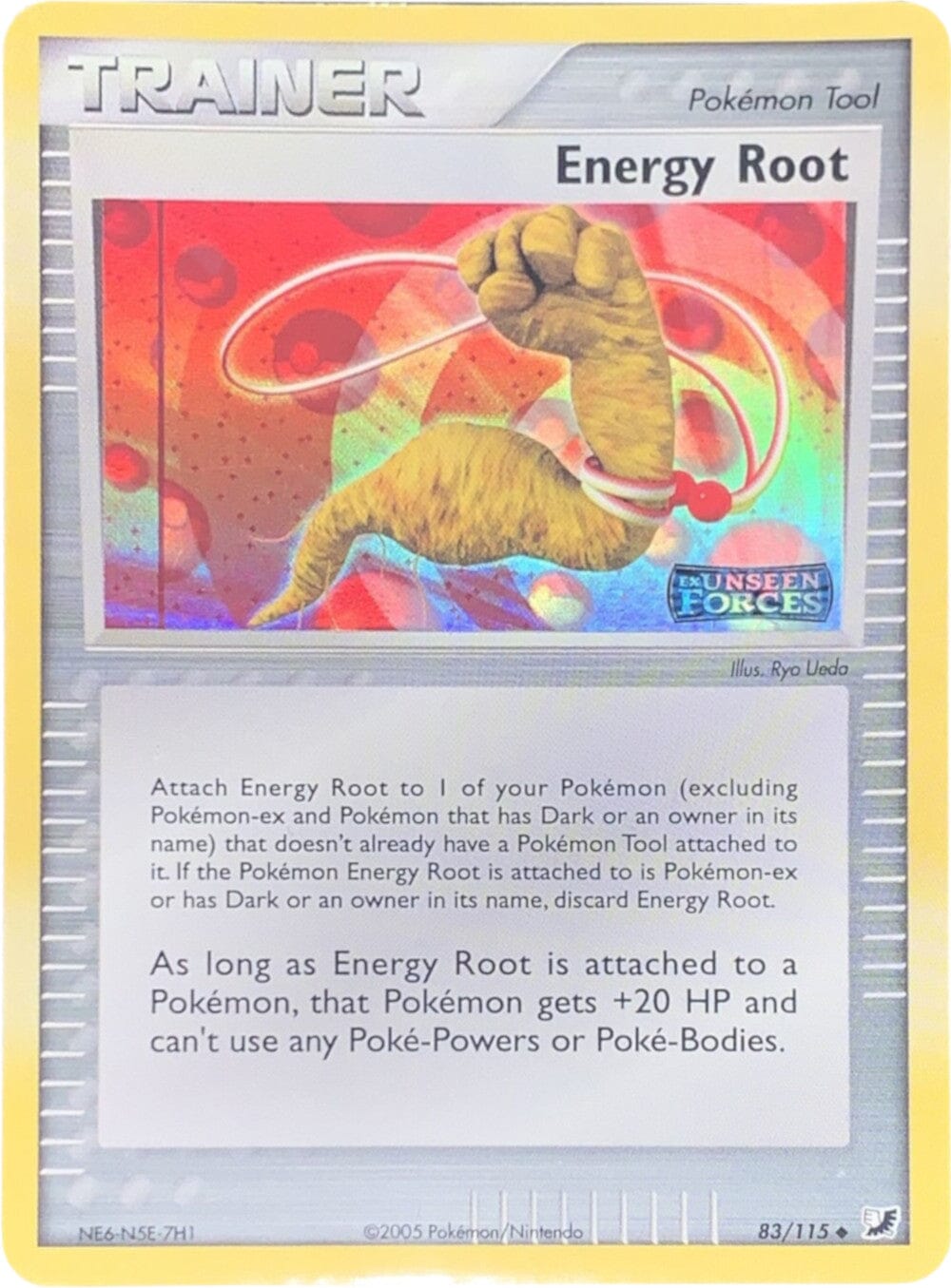 Energy Root (83/115) (Stamped) [EX: Unseen Forces] Pokemon Single Pokémon  | Multizone: Comics And Games